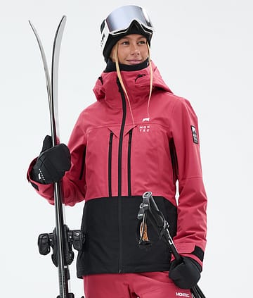 Montec Moss W Skijakke Dame Light Red/Black