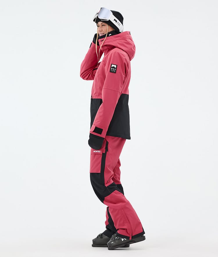 Montec Moss W Skijakke Dame Light Red/Black, Bilde 4 av 10