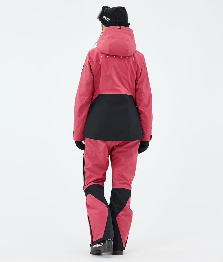 Montec Moss W Skijakke Dame Light Red/Black, Bilde 3 av 9