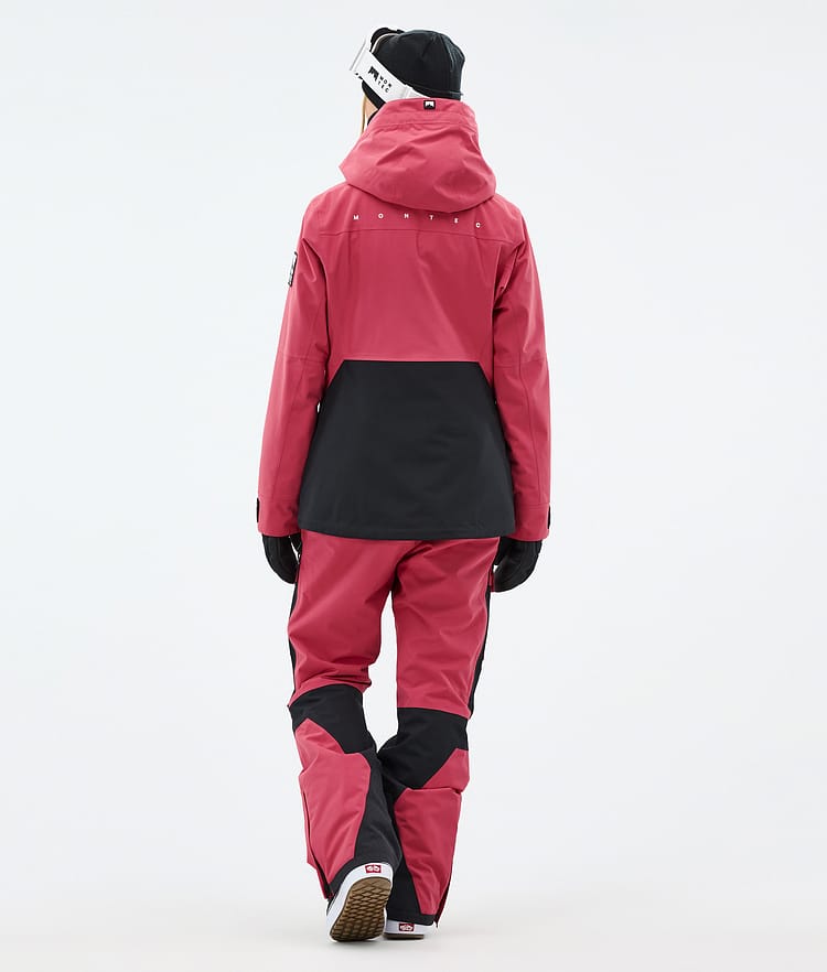 Montec Moss W Snowboardjakke Dame Light Red/Black Renewed, Bilde 5 av 10
