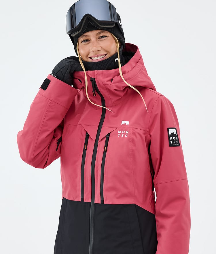 Montec Moss W Skijakke Dame Light Red/Black, Bilde 4 av 9