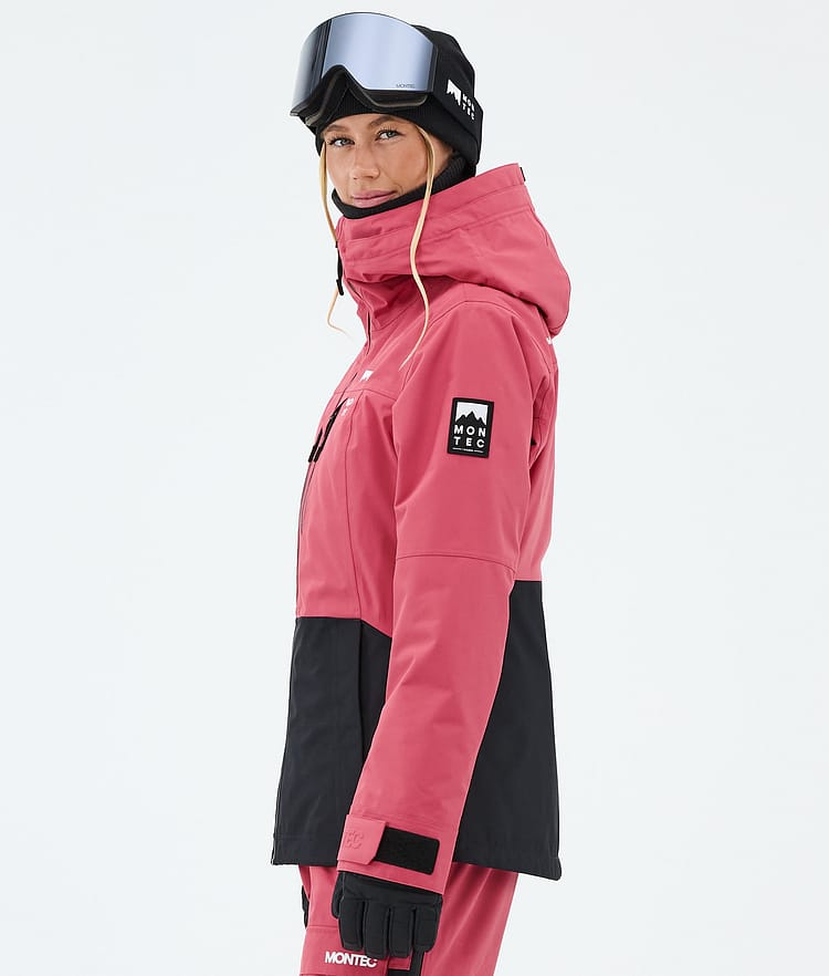 Montec Moss W Skijakke Dame Light Red/Black, Bilde 5 av 9