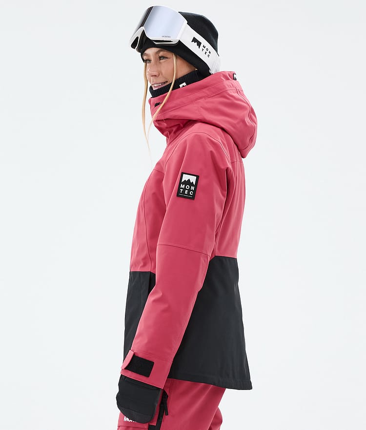 Montec Moss W Snowboardjakke Dame Light Red/Black Renewed, Bilde 6 av 10