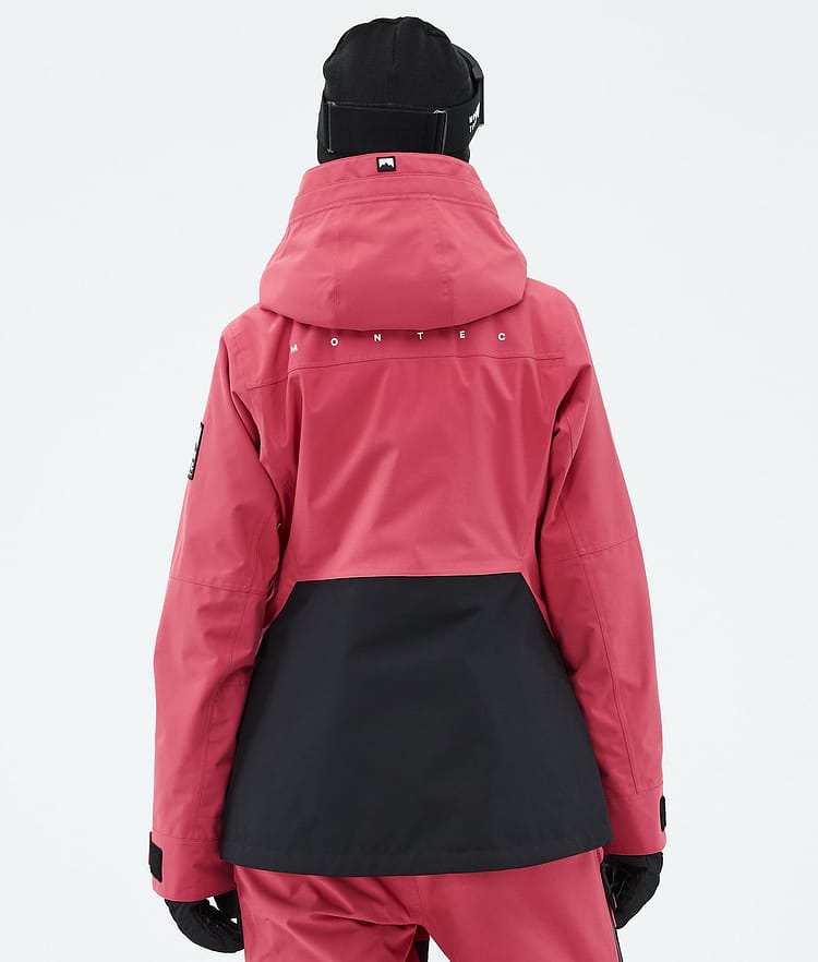 Montec Moss W Skijakke Dame Light Red/Black, Bilde 6 av 9