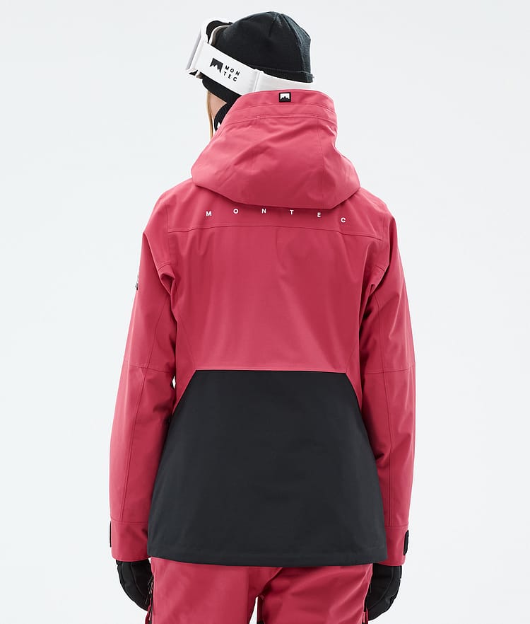 Montec Moss W Snowboardjakke Dame Light Red/Black Renewed, Bilde 7 av 10