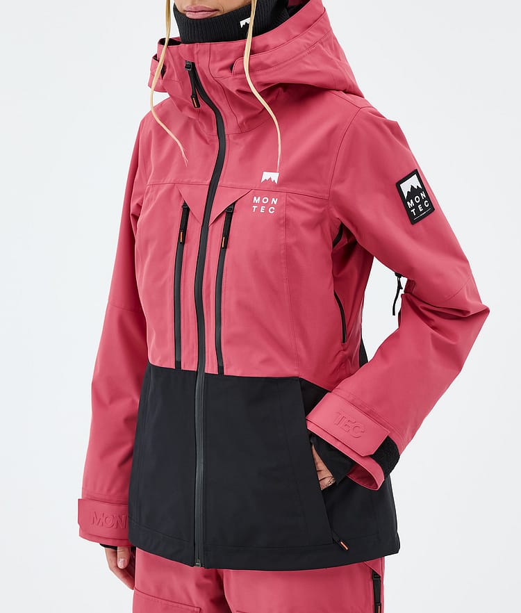 Montec Moss W Skijakke Dame Light Red/Black, Bilde 7 av 9