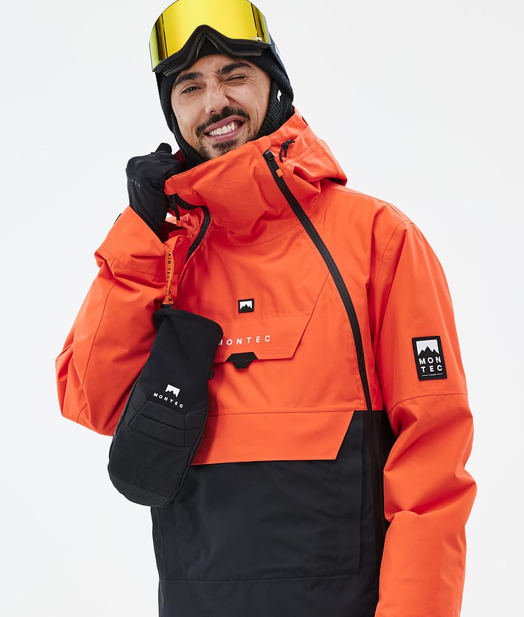 Montec Doom Snowboardjakke Herre Orange/Black Renewed, Bilde 2 av 11