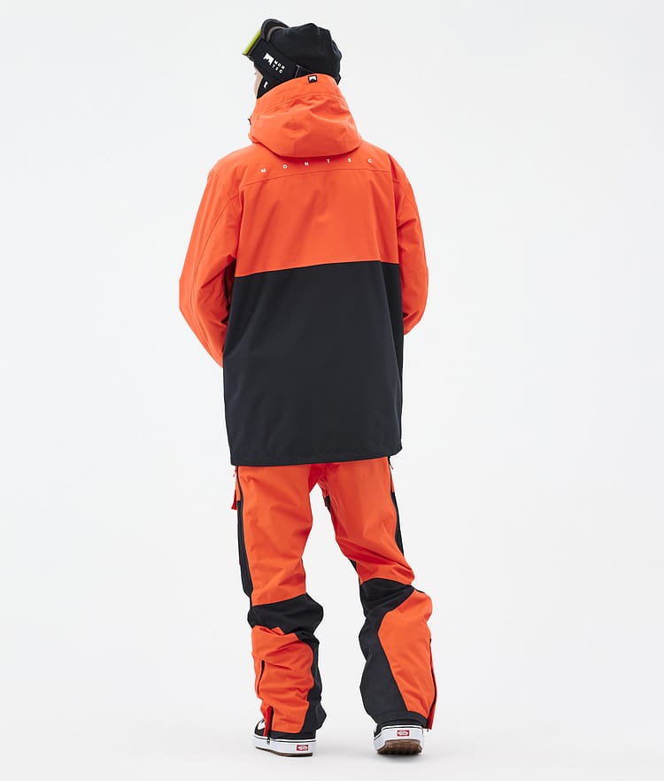 Montec Doom Snowboardjakke Herre Orange/Black Renewed, Bilde 5 av 11