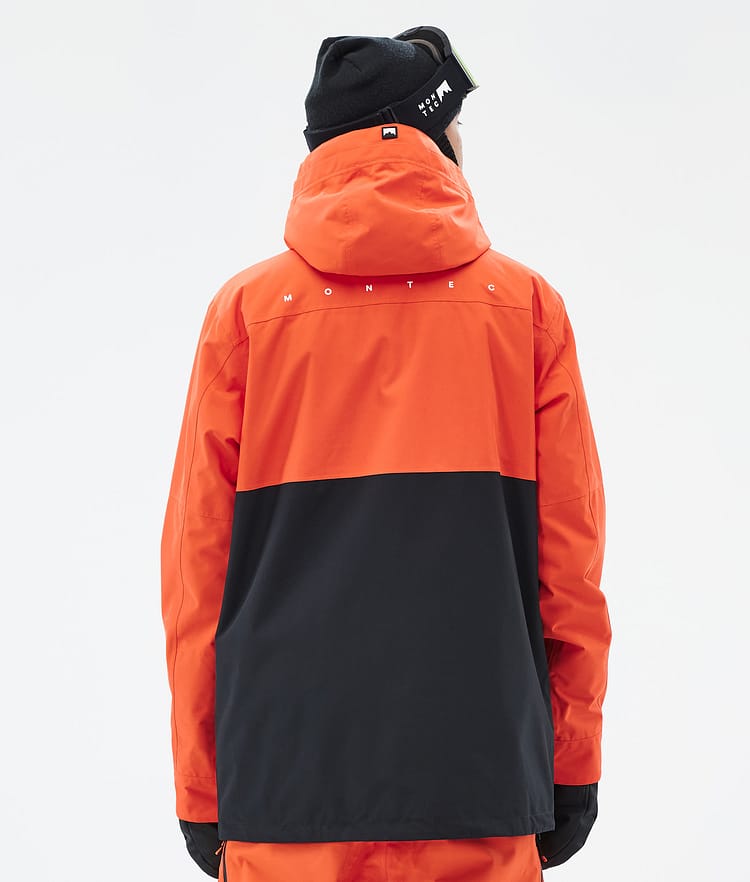 Montec Doom Snowboardjakke Herre Orange/Black Renewed, Bilde 7 av 11