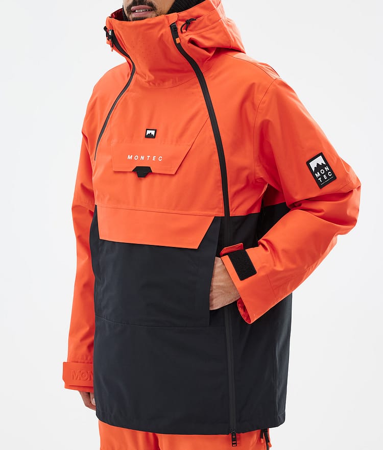 Montec Doom Snowboardjakke Herre Orange/Black Renewed, Bilde 8 av 11