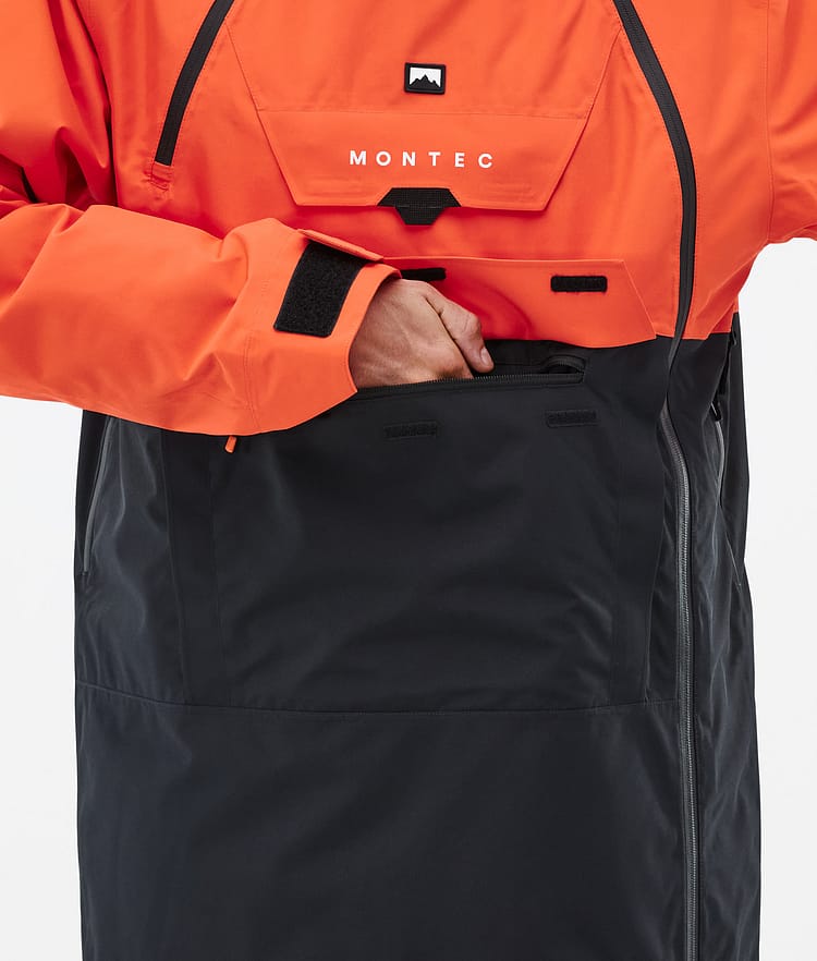 Montec Doom Snowboardjakke Herre Orange/Black Renewed, Bilde 9 av 11