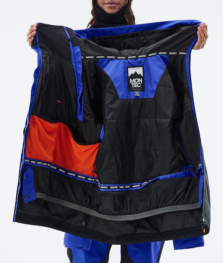 Montec Doom W Snowboardjakke Dame Cobalt Blue/Black Renewed, Bilde 11 av 11