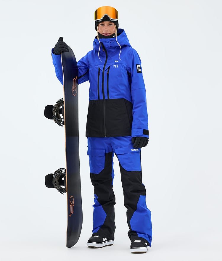 Montec Moss W Snowboardjakke Dame Cobalt Blue/Black, Bilde 2 av 9