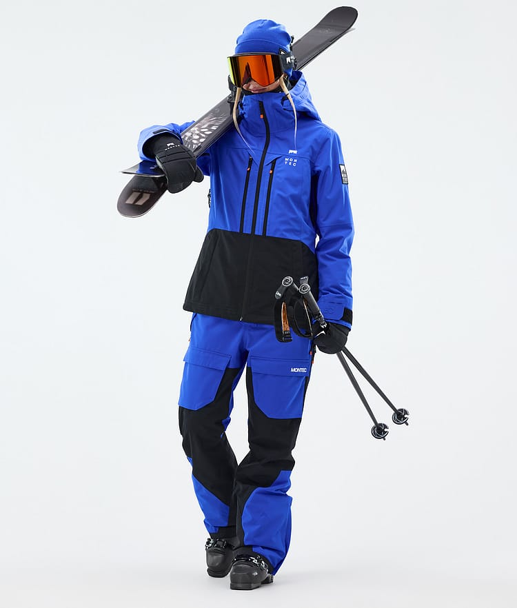 Montec Moss W Skijakke Dame Cobalt Blue/Black, Bilde 3 av 10
