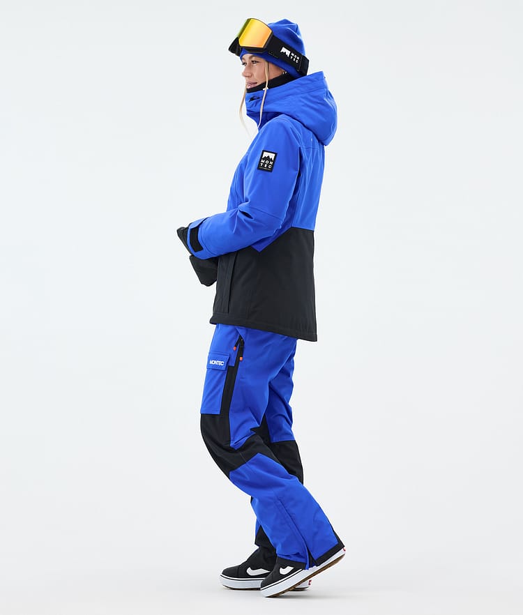 Montec Moss W Snowboardjakke Dame Cobalt Blue/Black, Bilde 4 av 10