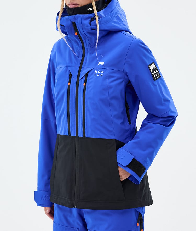 Montec Moss W Snowboardjakke Dame Cobalt Blue/Black, Bilde 8 av 10