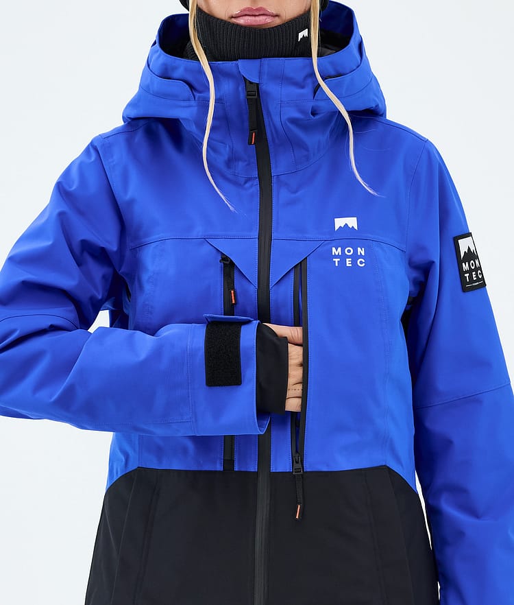 Montec Moss W Snowboardjakke Dame Cobalt Blue/Black, Bilde 8 av 9