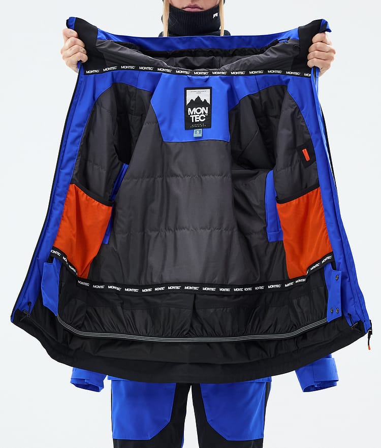 Montec Moss W Snowboardjakke Dame Cobalt Blue/Black, Bilde 10 av 10