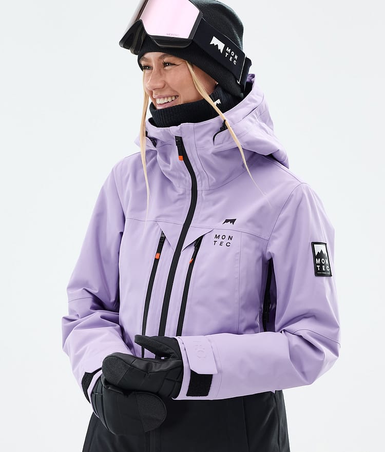 Montec Moss W Snowboardjakke Dame Faded Violet/Black, Bilde 2 av 10