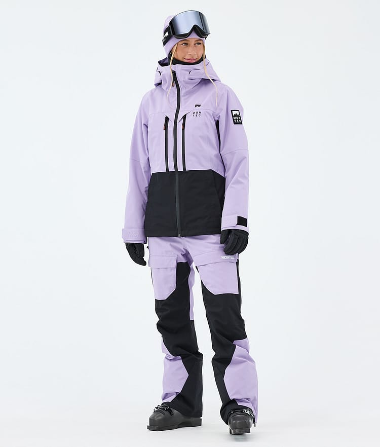 Montec Moss W Skijakke Dame Faded Violet/Black, Bilde 2 av 9