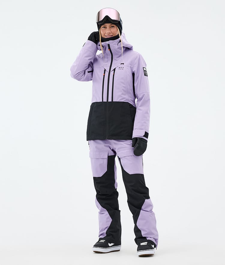 Montec Moss W Snowboardjakke Dame Faded Violet/Black, Bilde 3 av 10