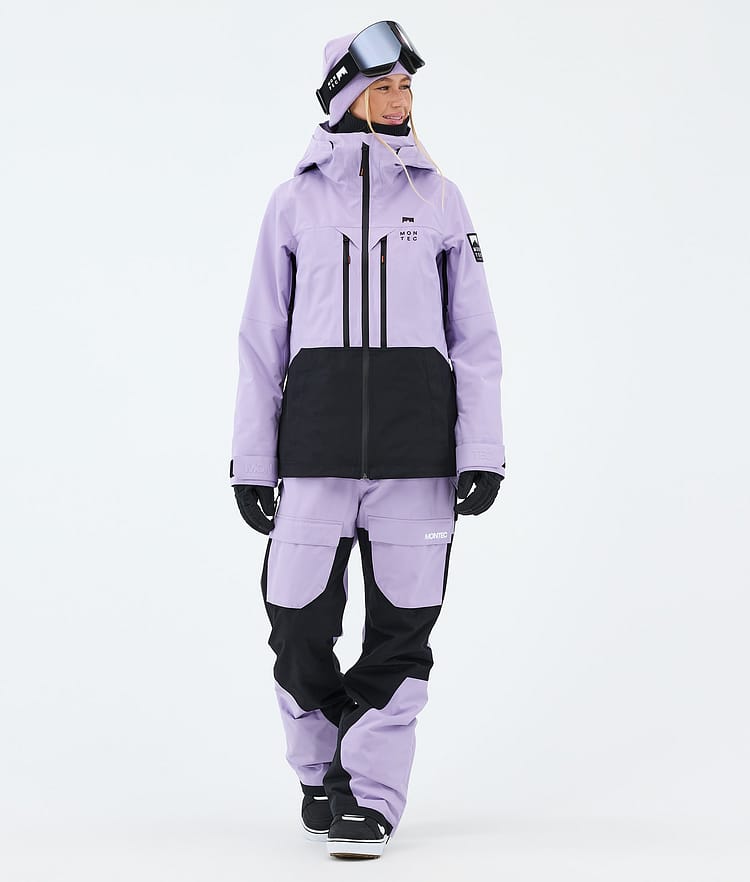Montec Moss W Snowboardjakke Dame Faded Violet/Black, Bilde 2 av 9