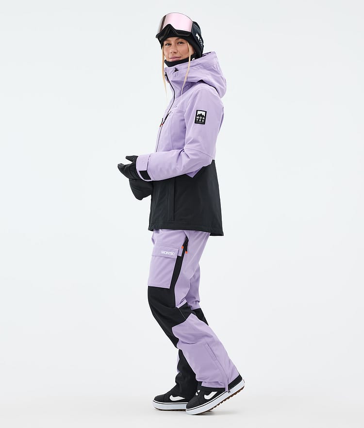 Montec Moss W Snowboardjakke Dame Faded Violet/Black, Bilde 4 av 10