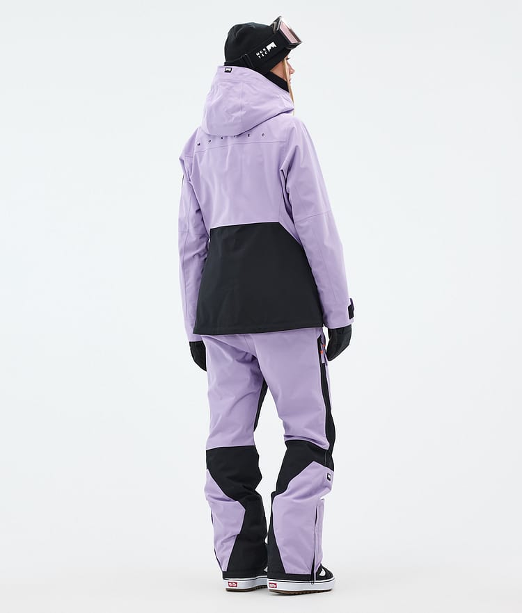 Montec Moss W Snowboardjakke Dame Faded Violet/Black, Bilde 5 av 10