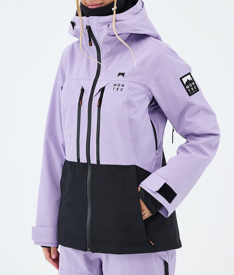 Montec Moss W Snowboardjakke Dame Faded Violet/Black, Bilde 7 av 9