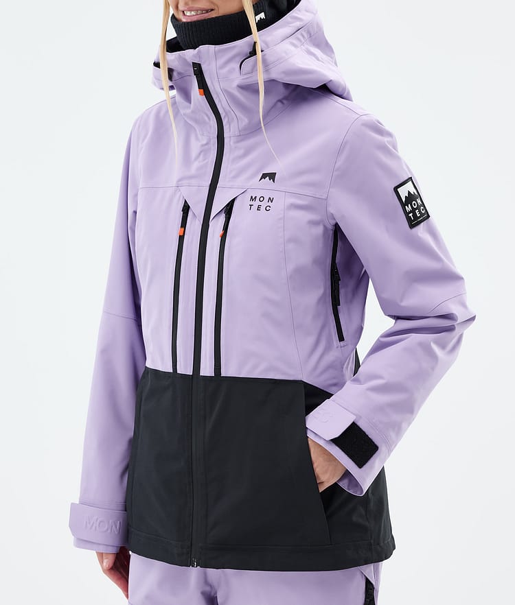 Montec Moss W Snowboardjakke Dame Faded Violet/Black, Bilde 8 av 10