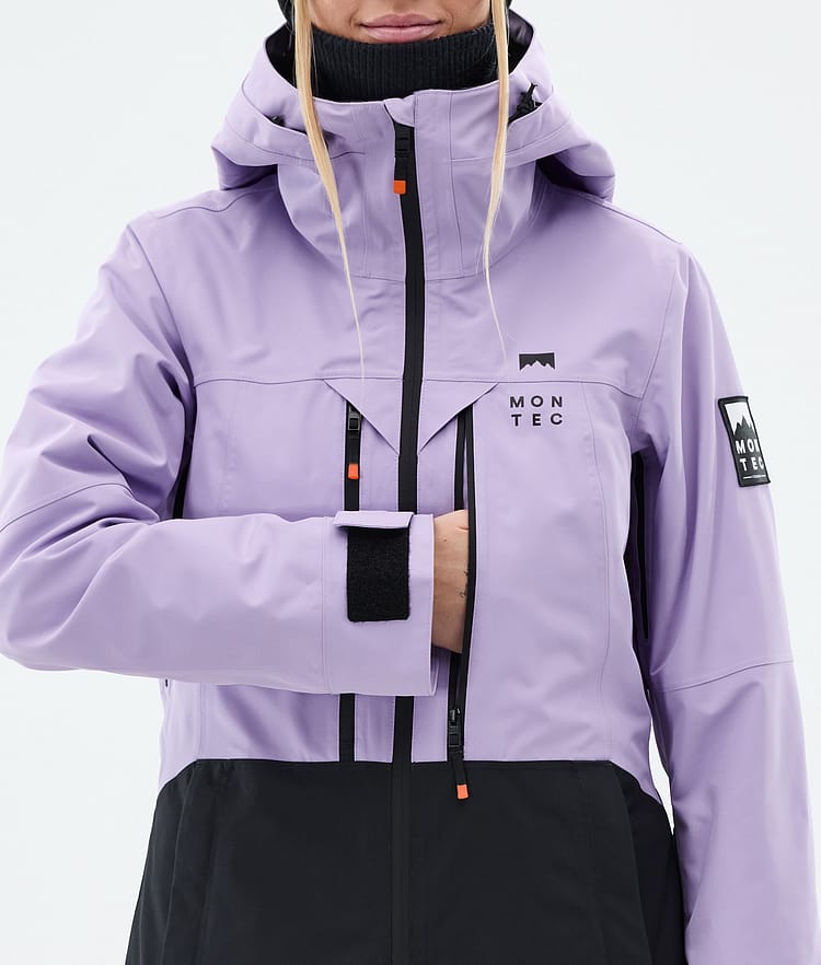 Montec Moss W Snowboardjakke Dame Faded Violet/Black, Bilde 9 av 10