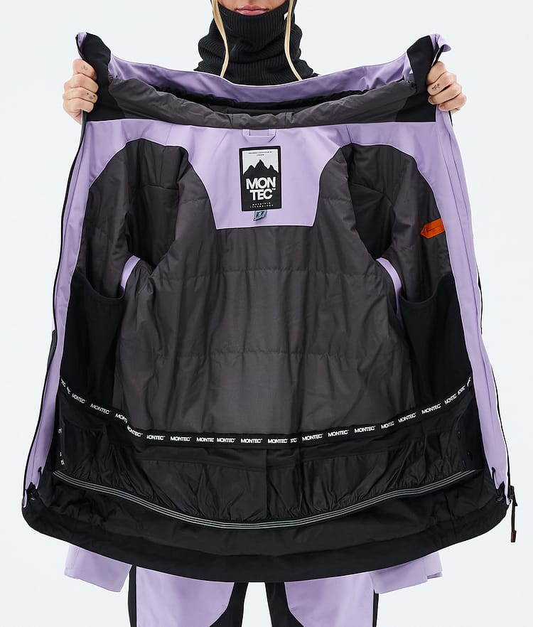 Montec Moss W Snowboardjakke Dame Faded Violet/Black, Bilde 9 av 9