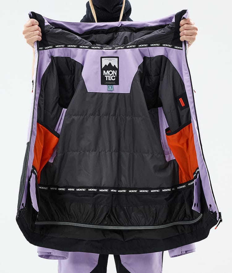 Montec Moss W Snowboardjakke Dame Faded Violet/Black, Bilde 10 av 10