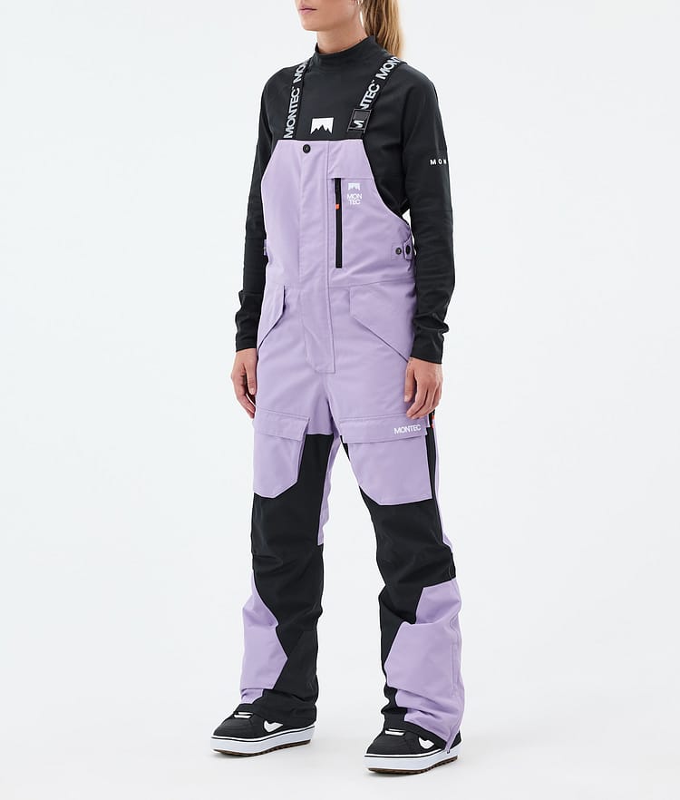 Montec Fawk W Snowboardbukse Dame Faded Violet/Black Renewed, Bilde 1 av 7