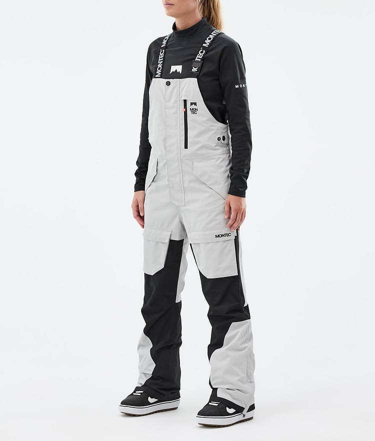 Montec Fawk W Snowboardbukse Dame Light Grey/Black Renewed, Bilde 1 av 7