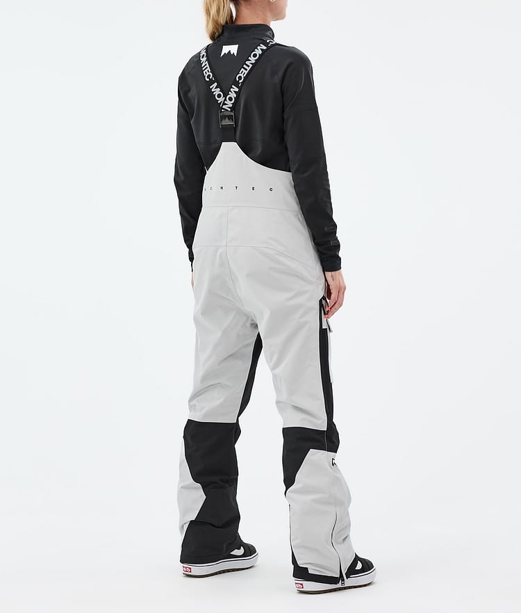 Montec Fawk W Snowboardbukse Dame Light Grey/Black Renewed, Bilde 4 av 7