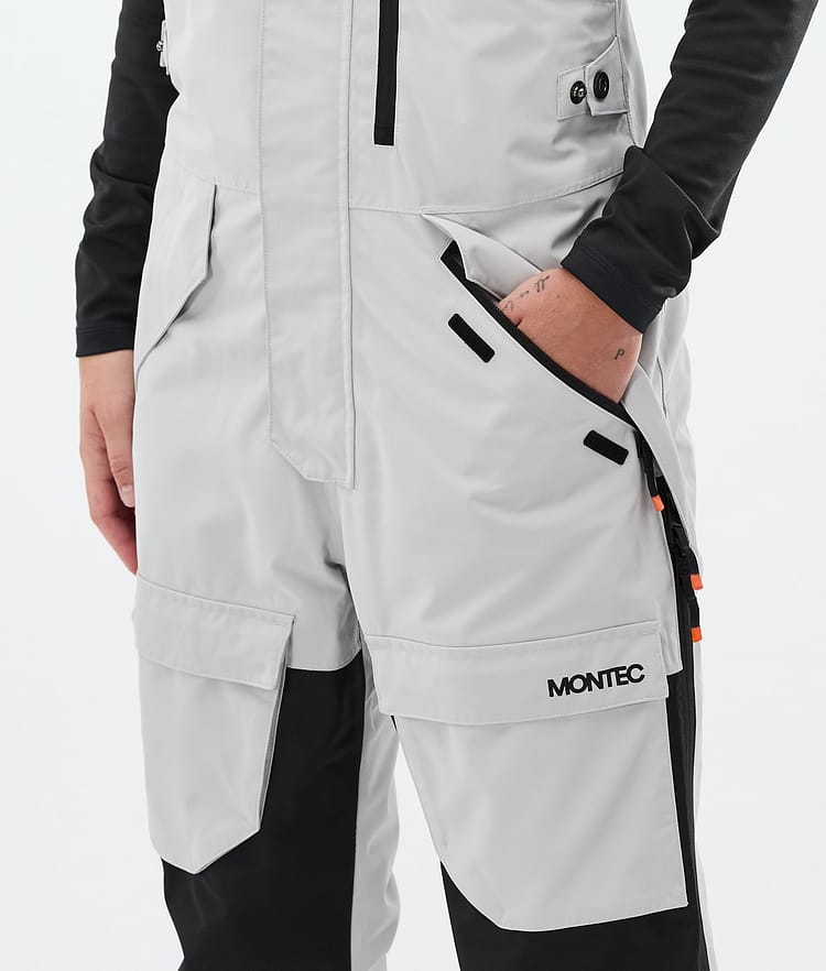 Montec Fawk W Snowboardbukse Dame Light Grey/Black Renewed, Bilde 5 av 7