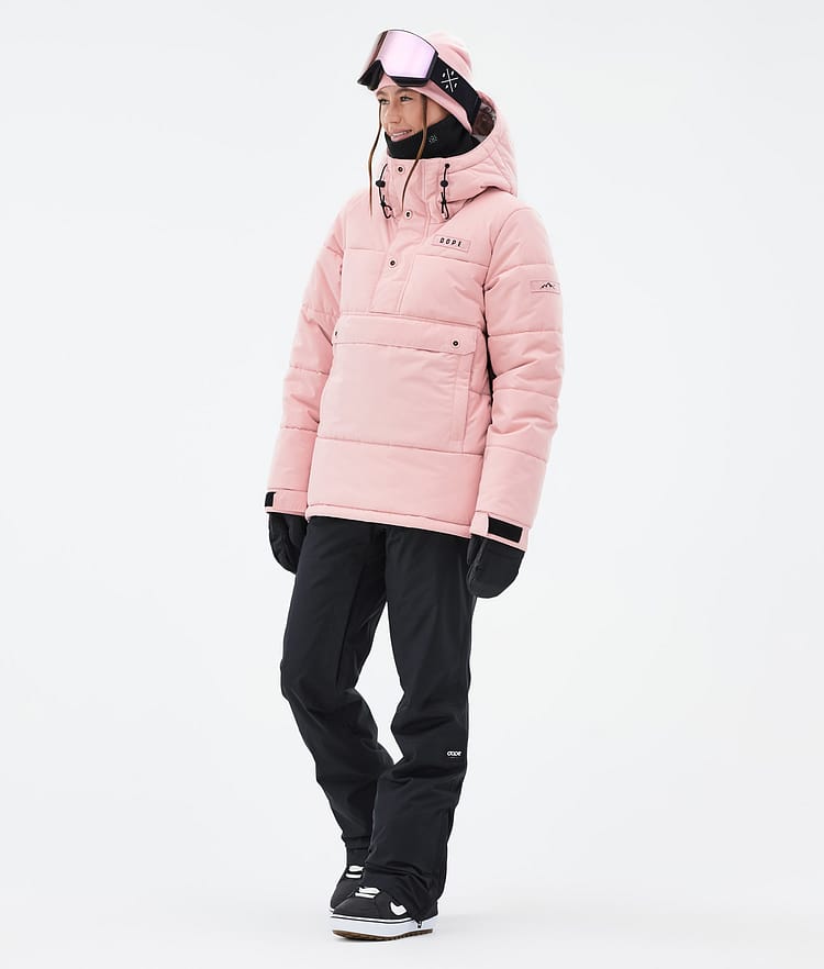 Dope Puffer W Snowboardjakke Dame Soft Pink Renewed, Bilde 2 av 8