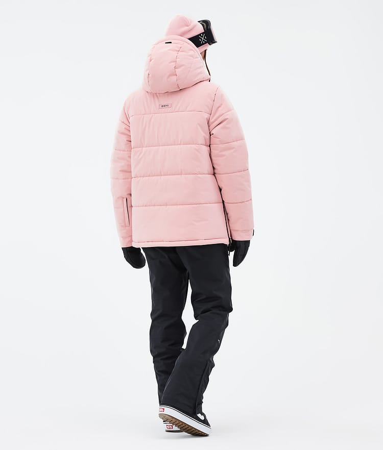 Dope Puffer W Snowboardjakke Dame Soft Pink Renewed, Bilde 4 av 8