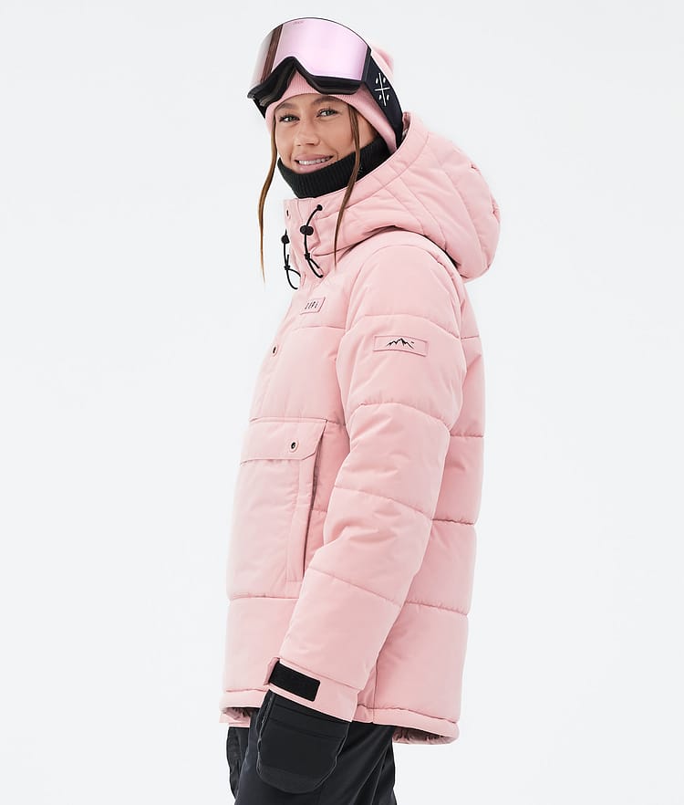 Dope Puffer W Snowboardjakke Dame Soft Pink Renewed, Bilde 5 av 8