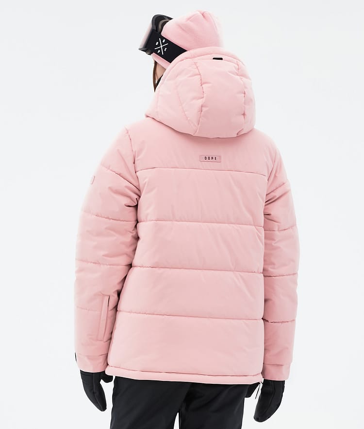 Dope Puffer W Snowboardjakke Dame Soft Pink Renewed, Bilde 6 av 8