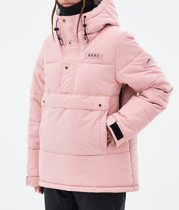 Dope Puffer W Snowboardjakke Dame Soft Pink Renewed, Bilde 7 av 8
