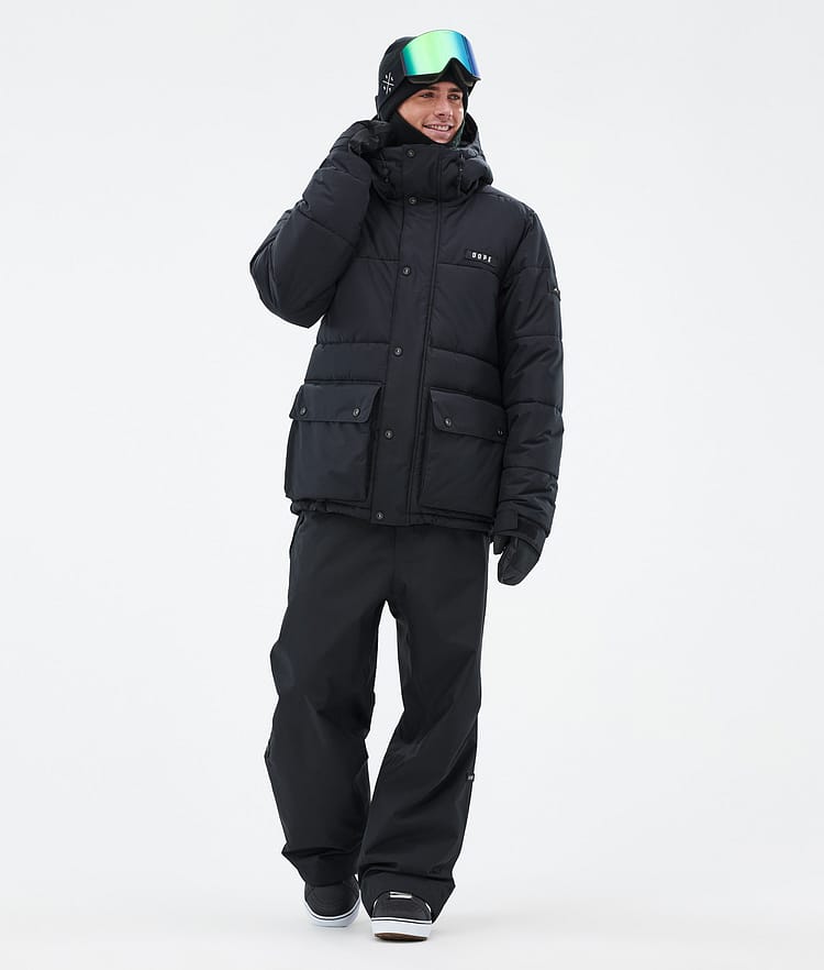Dope Puffer Full Zip 24 Snowboardjakke Herre Black, Bilde 2 av 9