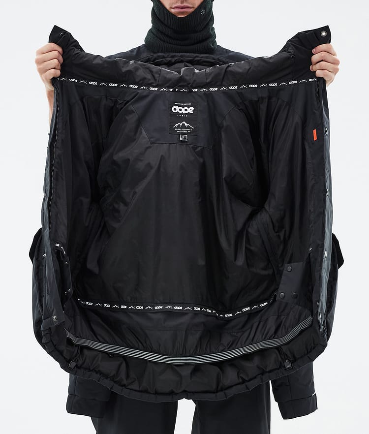 Dope Puffer Full Zip 24 Skijakke Herre Black, Bilde 9 av 9