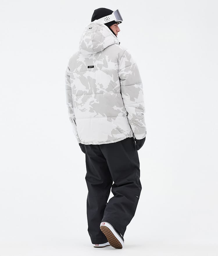 Dope Puffer Full Zip 24 Snowboardjakke Herre Grey Camo, Bilde 4 av 9