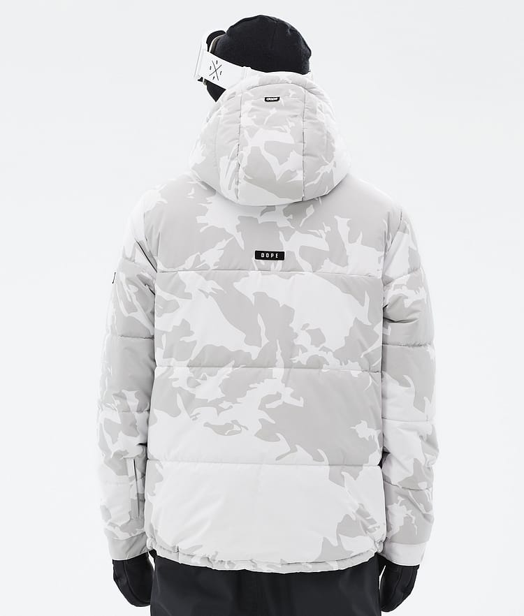 Dope Puffer Full Zip 24 Skijakke Herre Grey Camo, Bilde 6 av 9