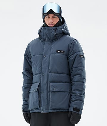Dope Puffer Full Zip 24 Snowboardjakke Metal Blue