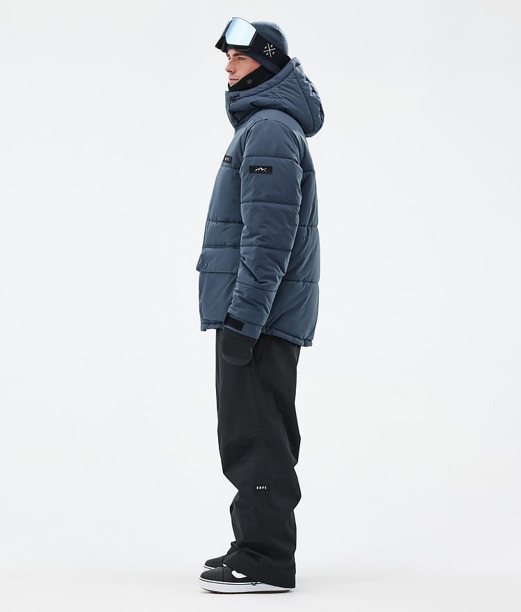 Dope Puffer Full Zip 24 Snowboardjakke Herre Metal Blue, Bilde 3 av 9