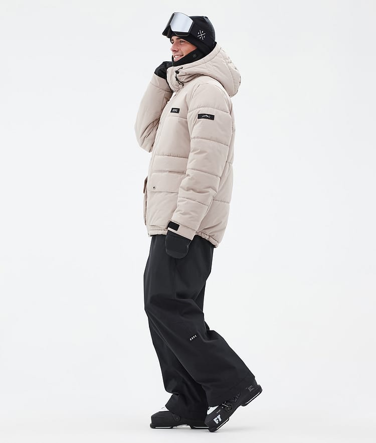 Dope Puffer Full Zip 24 Skijakke Herre Sand, Bilde 3 av 9