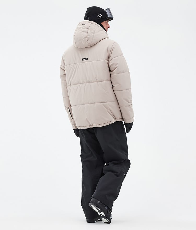 Dope Puffer Full Zip 24 Skijakke Herre Sand, Bilde 4 av 9